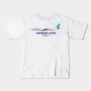 Airbus A321 - TUI Metrojet Kids T-Shirt